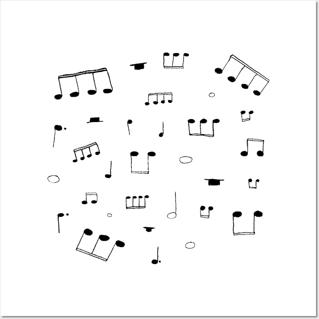 Music Notes Wall Art by WildSloths